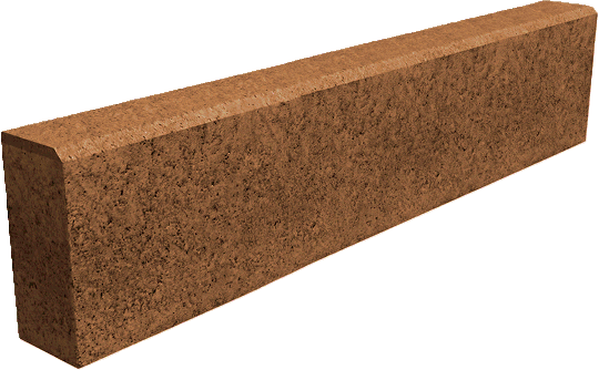 БОРДЮР 80мм коричневый