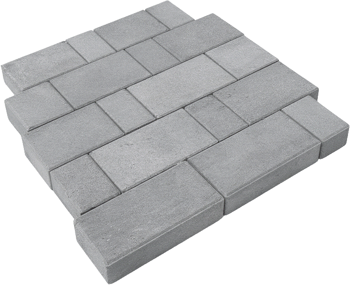 тротуарная плитка новый город серый 40 мм